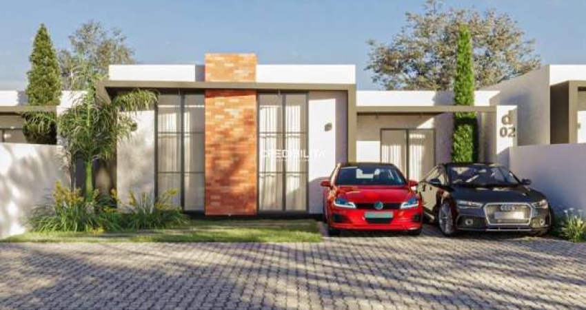 EXCELENTE CASA,  EM CONDOMÍNIO FECHADO COM 3 DORM 2 VAGAS GARAGEM!