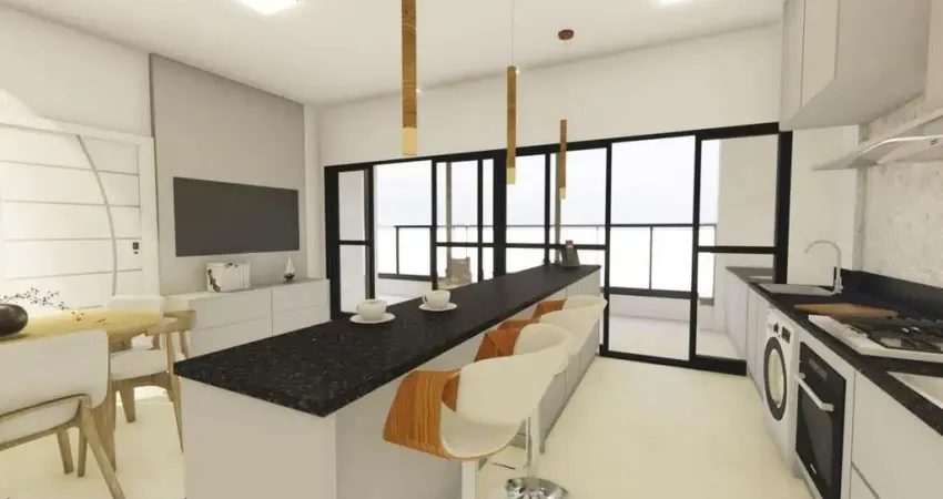 Apartamento tipo para venda em José Menino com 2 quartos, sendo 1 suíte, 75m²