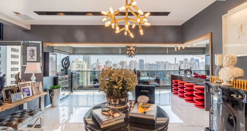 Cobertura para venda com 4 quartos, sendo 4 suítes, 340m²