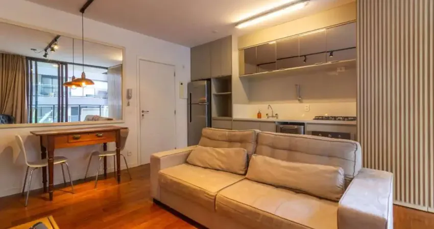 Apartamento tipo para venda em pinheiros com 1 quarto, sendo 1 suíte, 47m²