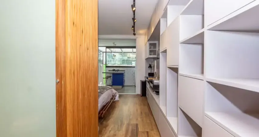 Apartamento garden para venda em vila olímpia com 1 quarto, 43m²