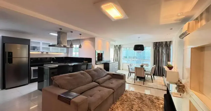 Apartamento para locação anual ha poucos passos da praia central de bc com 3 suítes.