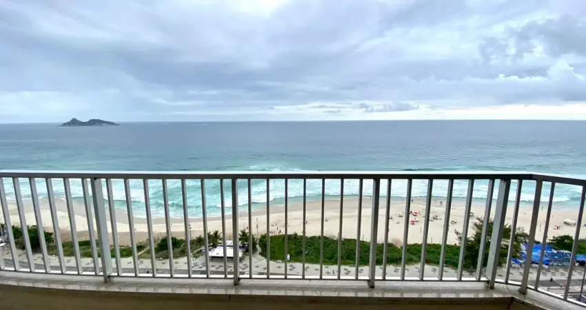 Apartamento frontal mar na barra da tijuca condominio barra palace