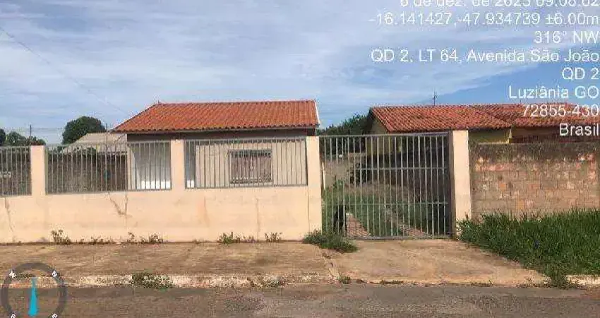 Oportunidade Única em LUZIANIA - GO | Tipo: Casa | Negociação: Venda Online | Situação: Imóvel