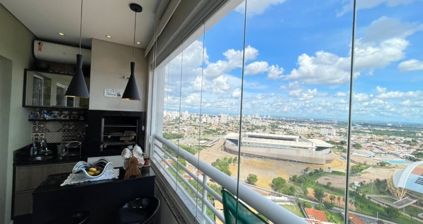 Apartamento com 3 dormitórios sendo 2 suítes - Edifício Grand Arena Residence - Próximo da Arena Pantanal e Avenida Miguel Sutil