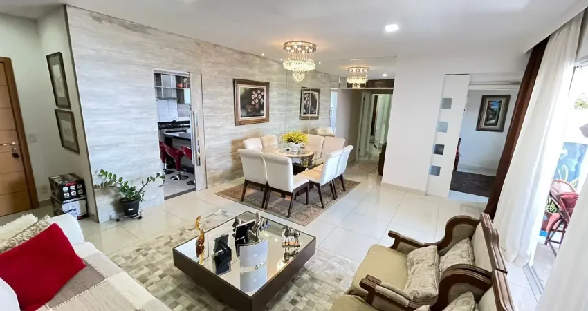 Apartamento no centro com 3 quartos e churrasqueira na sacada - edifício sunset boulevard - plaenge - bairro araés