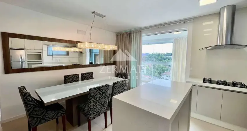 Apartamento mobiliado em andar alto na itoupava norte, blumenau, sc