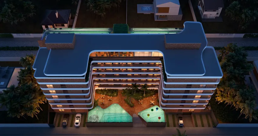 Oportunidade em carneiros – flat com varanda e lazer de resort!