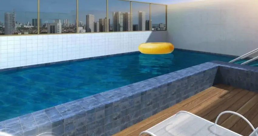 Boa viagem, pronto para morar, 34 m²,  1 suíte, 1 vaga, rooftop com piscina e playground, área gourmet,  próximo ao shopping recife.