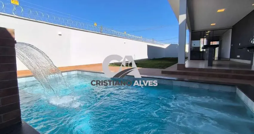 Oportunidade casa de alto padrão sozinha no lote setor vila mariana, aparecida de goiânia, ótima localização,conforto, espaço e sofisticação!