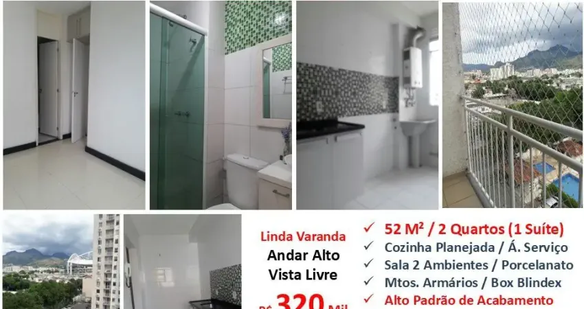 Lindo apartamento 2 quartos, suíte e vaga Engenho de Dentro
