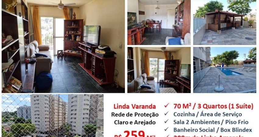 Apto 3 quartos, suíte e vaga Eng. de Dentro Ana Leonidia 70M² 2
