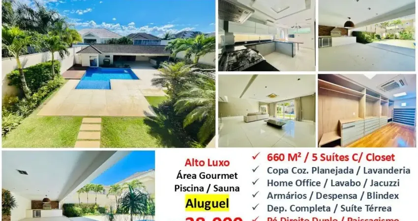 Casa Barra da Tijuca Santa Mônica 660M²