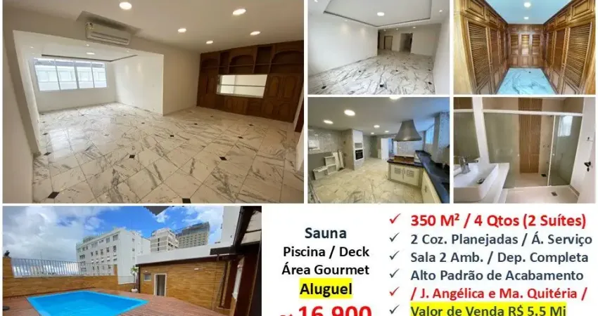 Cobertura com 4 quartos para alugar na Rua Prudente de Morais, Ipanema, Rio de Janeiro