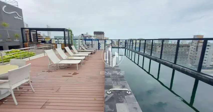 Apartamento de 65m² com 01 Quarto c/ Spa na Praia de Tambaú