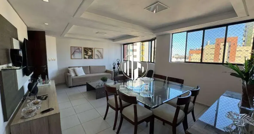 Apartamento de 103m2 com 3 Quartos + DCE, em Tambaú