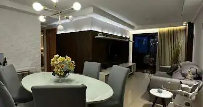 Apartamento de 88m2 com 3 quartos todo projetado, no brisamar