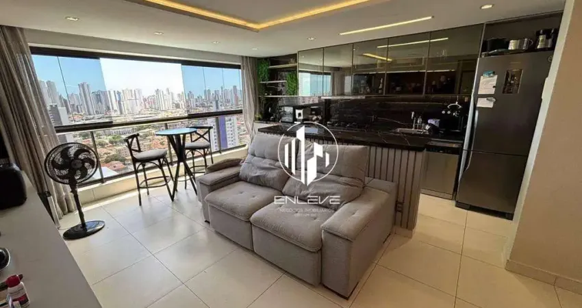 Apartamento projetado em andar alto com 02 quartos no bairro dos estados