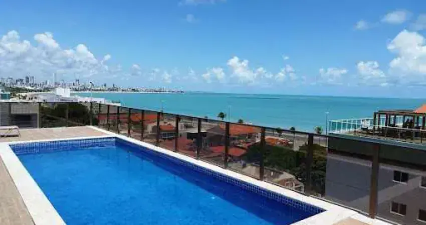 Apartamento de 58m2 com 2 quartos, móveis projetados, à 50m do mar