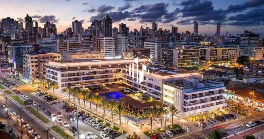 Apartamento com área externa de 02 quartos à beira-mar do cabo branco