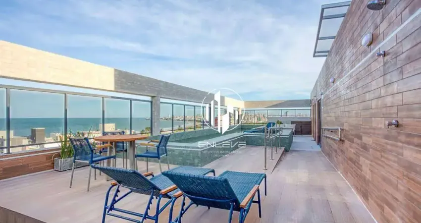 Apartamento novo com 03 quartos à 150m da praia de intermares