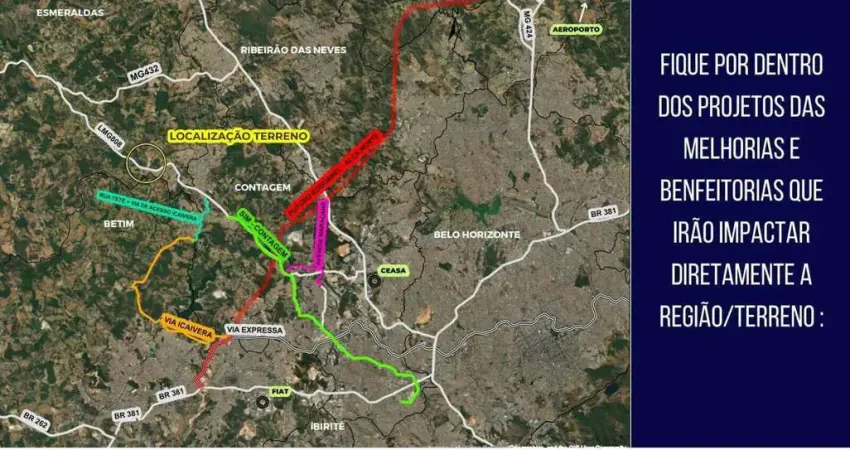 Terreno à venda em Melo Viana, Esmeraldas 