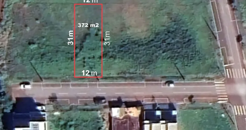 Excelente lote no recanto tropical em aclive, sol da manhã, de 12x31m = 372m²