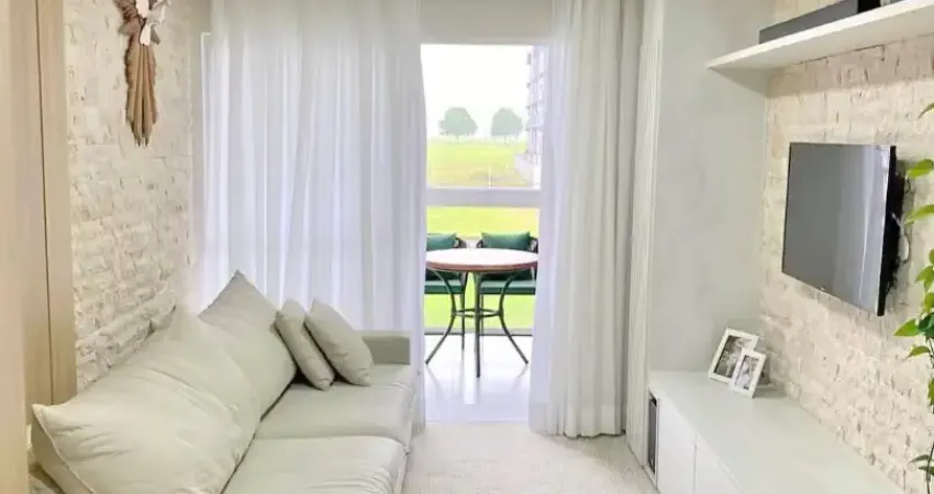 Fag - excelente apartamento proximo da universidade de 1 suíte, 1 quarto, sacada c/churrasqueira, elevador 1 vaga, a/priv. 70m²