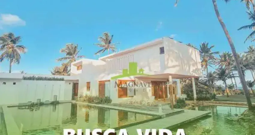 Mansão Frente Mar com 1.555m² | Terreno 8.000m² | 6 suítes | Duplex | Piscina com ofurô | Área gourmet | Frente Mar | Energia solar | R$ 11.500.000,00