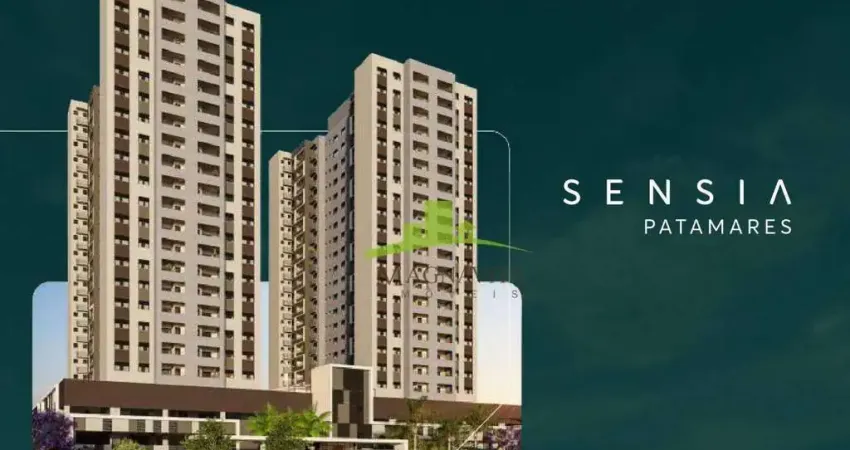 Lançamento Sensia Patamares: Apartamentos de 64m² e 83m², 2 ou 3 quartos, varanda gourmet, vista mar ou giardino. Excelente oportunoidade!