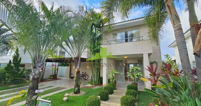 Casa a Venda Alphaville Litoral Norte 1 | CASA | 349,36m² | 4 suítes | PORTEIRA FECHADA | Piscina | Área Gourmet | 4 vagas | Litoral Norte