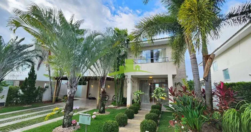 Casa a Venda Alphaville Litoral Norte 1 | CASA | 349,36m² | 4 suítes | PORTEIRA FECHADA | Piscina | Área Gourmet | 4 vagas | Litoral Norte