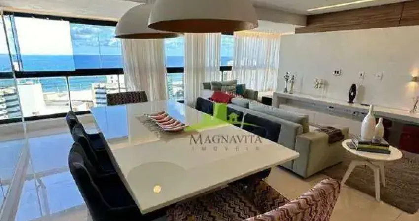 Mar da Ligúria, Cobertura Duplex Alto Padrão à venda, 223m², 4 Suítes, Vista Mar, Piscina Privativa e 3 Vagas. Jardim Armação. Excelente Localização!