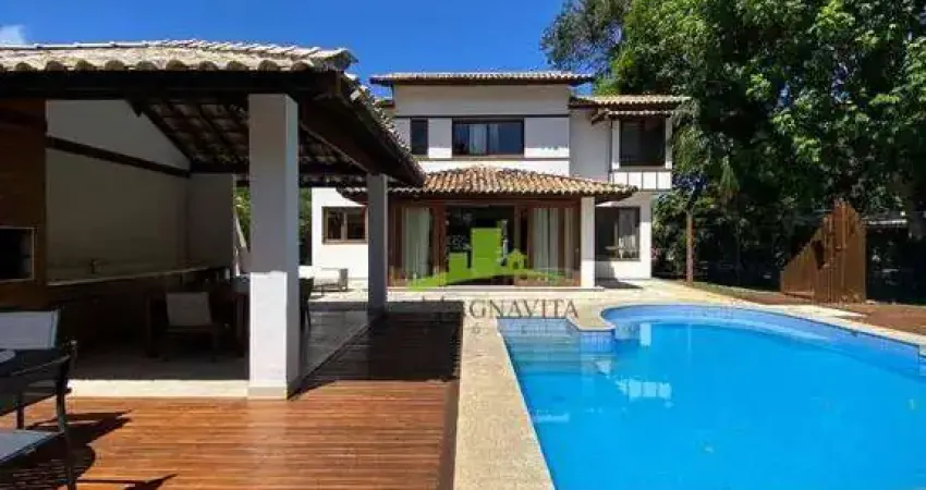 Casa de alto padrão à venda no Quintas de Sauípe Laguna, 370m², 4 suítes, porteira fechada, R$ 1.950.000,00