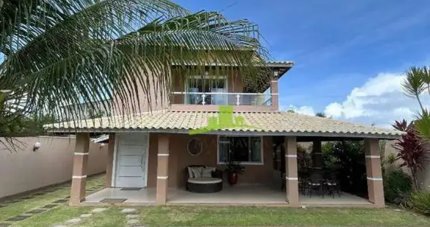Casa à Venda no Condomínio Parque das Árvores, Jacuípe, 350m², 4 Suítes, Piscina, Energia Solar, Poço Artesiano, Porteira Fechada, R$ 1.400.000,00