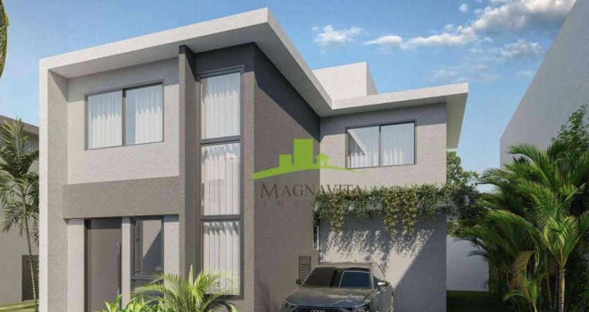 LANÇAMENTO: Casa à venda no JOANES GARDEN, 130m², 4 Suítes, Jardim Privativo, Infraestrutura Completa – Buraquinho, Lauro de Freitas