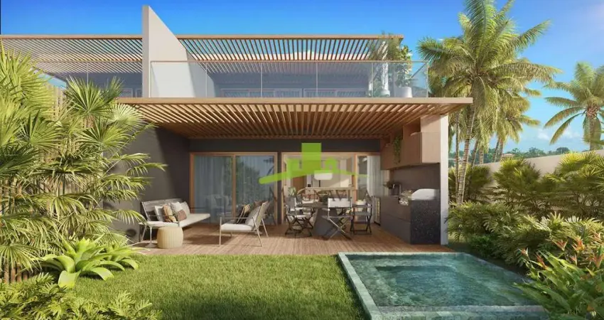 Apartamento à Venda no Maui Boutique, Imbassaí, 112m² + 66m² Garden com Hidro, 3 Suítes, Nascente, Varanda Gourmet. Natureza, Conforto e Sofisticação!