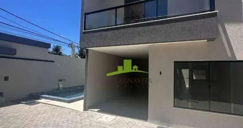 Casa Alto Padrão à Venda, Condomínio Fechado. Pitangueiras, 165m², 4 Suítes, Lavabo, Varanda, Porcelanato, Piscina. Área Gourmet. Oportunidade!