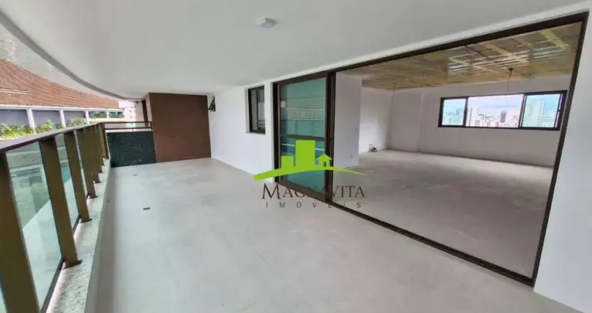 MANSÃO PALAZZO UNIQUE, Apartamento à Venda 4 Suítes, 250m², Varanda Gourmet, Nascente, Gabinete, 4 Vagas e Depósito. Caminho das Árvores/Salvador