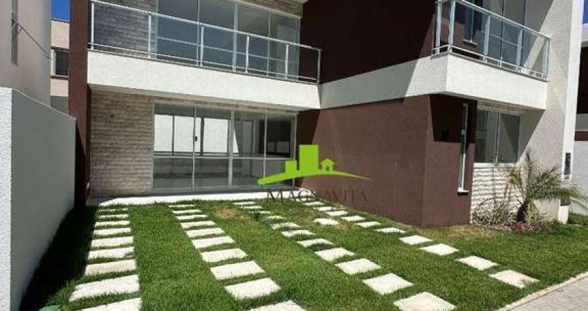 RESIDENCIAL VILA NÁPOLES. Casa 4 Suítes à Venda, 136m², Casas Soltas, Varanda, Lavabo, Depósito, Segunda Etapa, Pronta para Morar. Buraquinho/BA