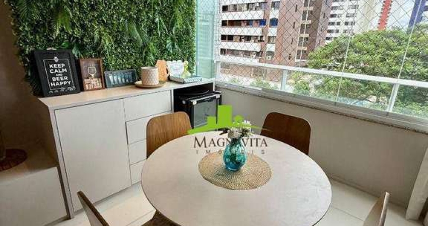 RESIDENCIAL JARDIM IMPERIAL. Apartamento 3 Quartos à Venda no Cidade Jardim, 114m², Suíte + Gabinete, Varanda Integrada, 2 Vagas Soltas Lazer Completo