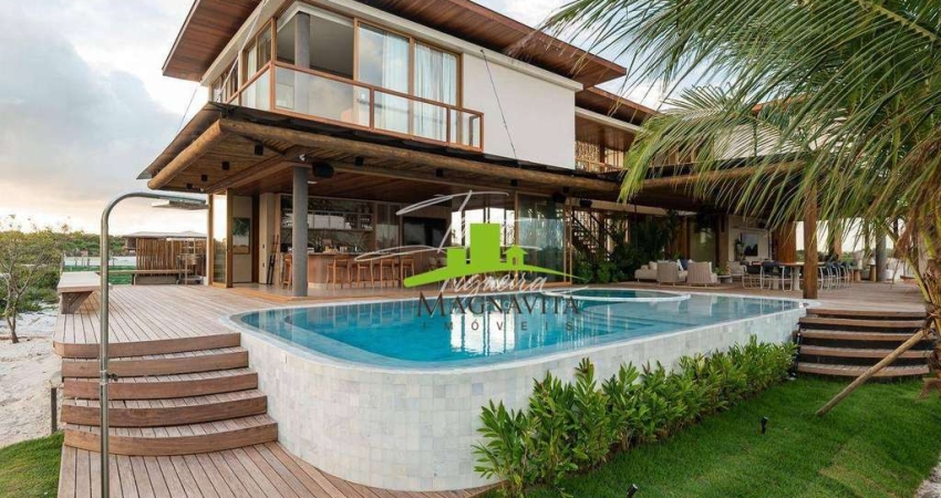 PRAIA DO FORTE. Casa de Luxo à Venda no Condomínio Piscinas Naturais (Etapa Tartarugas) 840m², 6 Suítes, Automação Completa, Mobiliada, Alto Padrão