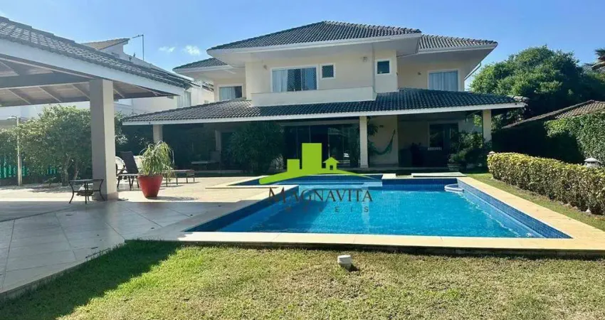 Busca Vida. Casa Duplex Mobiliada à Venda, 5 Quartos, 617m², Nascente Total, Piscina Privativa, Porteira Fechada, Condomínio com Acesso à Praia.