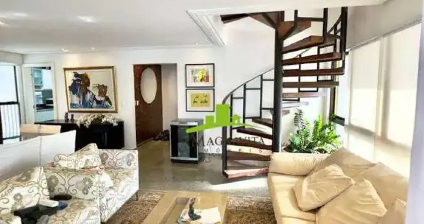 Mansão Barão de Loreto. Cobertura Duplex à Venda na Graça, 315m². Piscina Privativa, Vista Mar, Mobiliada, Alto Padrão. 4 Vagas. Única e Exclusiva!