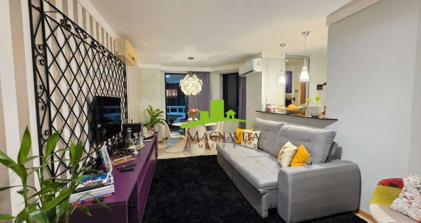 Edifício Amazon, Lot. Aquarius. Apartamento à Venda 2 Suítes, 85,63m², Varanda, Porteira Fechada, Alto Padrão, 2 Vagas. Lazer Completo. Oportunidade!