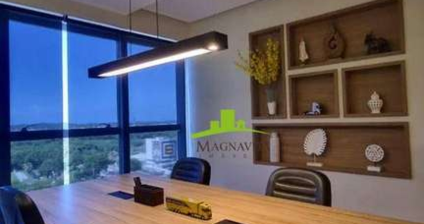 Aero Empresarial. Sala comercial à venda com 30m², Vista Mar, Mobiliada, Alto Padrão, Ideal para Consultórios, Escritórios, Startups. Lauro de Freitas