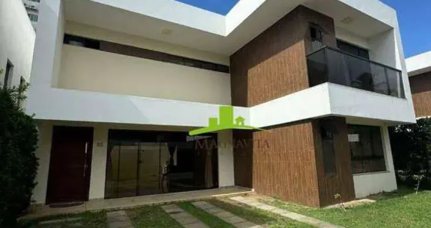 Buraquinho. Casa à Venda Porteira Fechada, 180m², 4 Quartos, 3 Suítes, Master Com Closet, Varanda, Garden, Mobiliada, 2 Vagas. Alto Padrão e Segurança