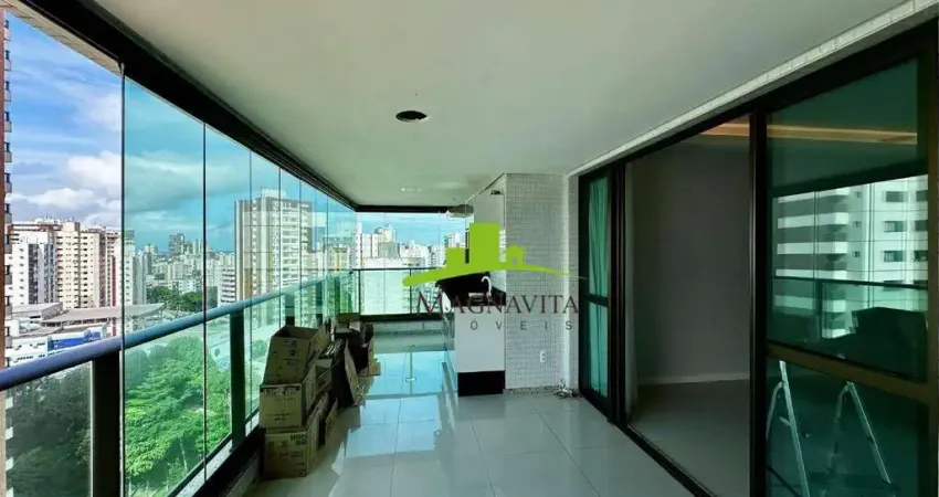 Caminho das Árvores. Apartamento à Venda com 90m², 2 Quartos, 1 Suíte, Varandão Gourmet, Nascente, Andar Alto, Super Ventilado, Porcelanato, 2 Vagas