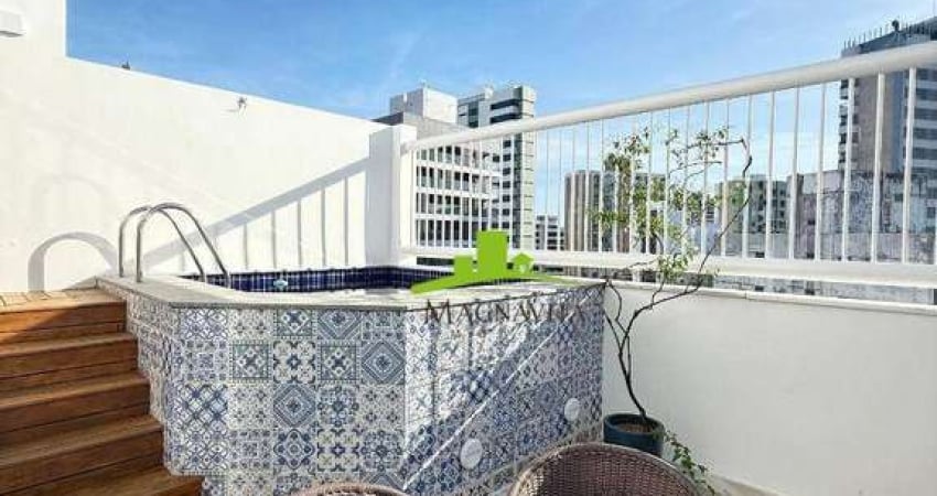 Graça. Cobertura à Venda 1 quarto, 70m², Varanda, Piscina, Vista Livre, 1 vaga coberta, Segurança 24h, Porteira Fechada. Reformada Oportunidade única!