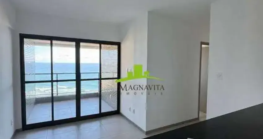 Ocean House Jaguaribe. Apartamento à Venda, 59m², 2 Quartos, Suíte, Varanda, Vista Mar, Andar Altíssimo, Nascente Total, Infraestrutura Completa